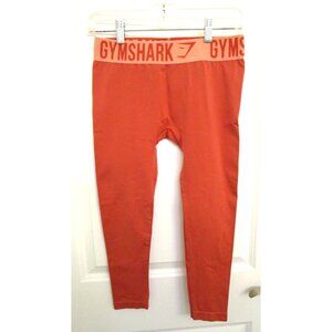 GYMSHARK Peach Seamless Leggings Women’s Small - Workout Wear Logo Waist - NWOT